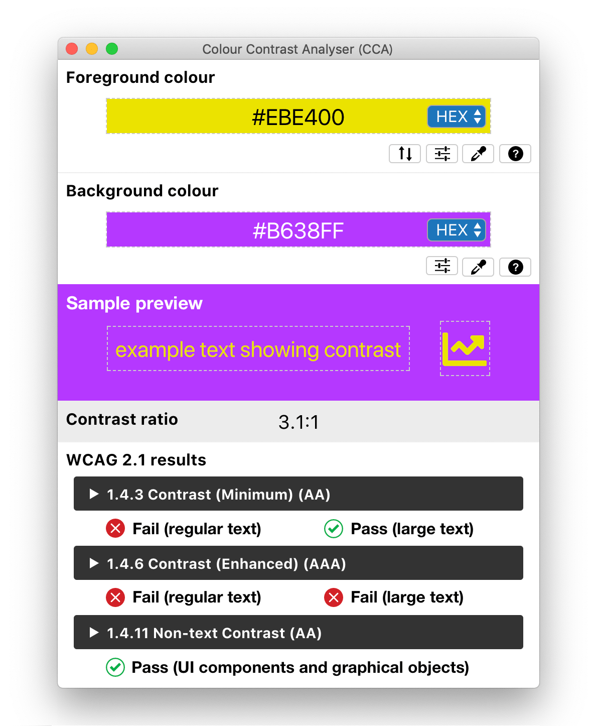 Colour Contrast Analyser の UI 改善案 (2)